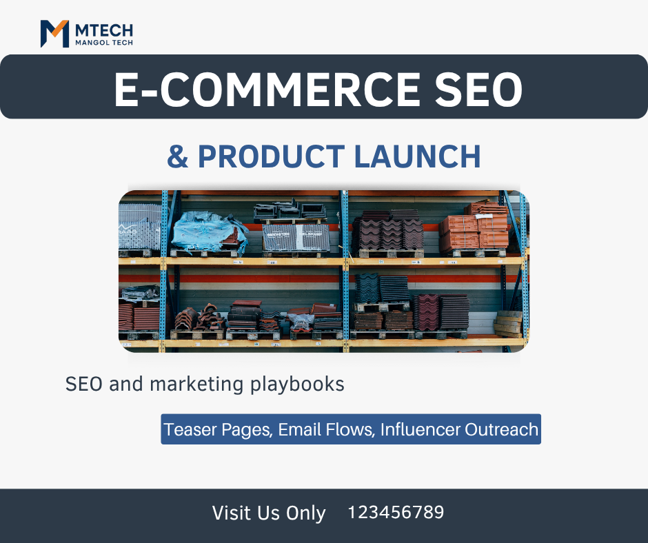 E-commerce SEO & Product Launch​