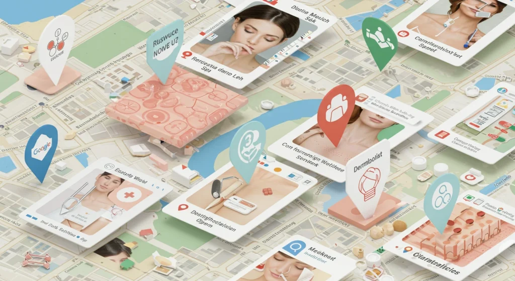 SEO Google Maps Doctors - Dermatology Clinic Map Pack Optimization USA"